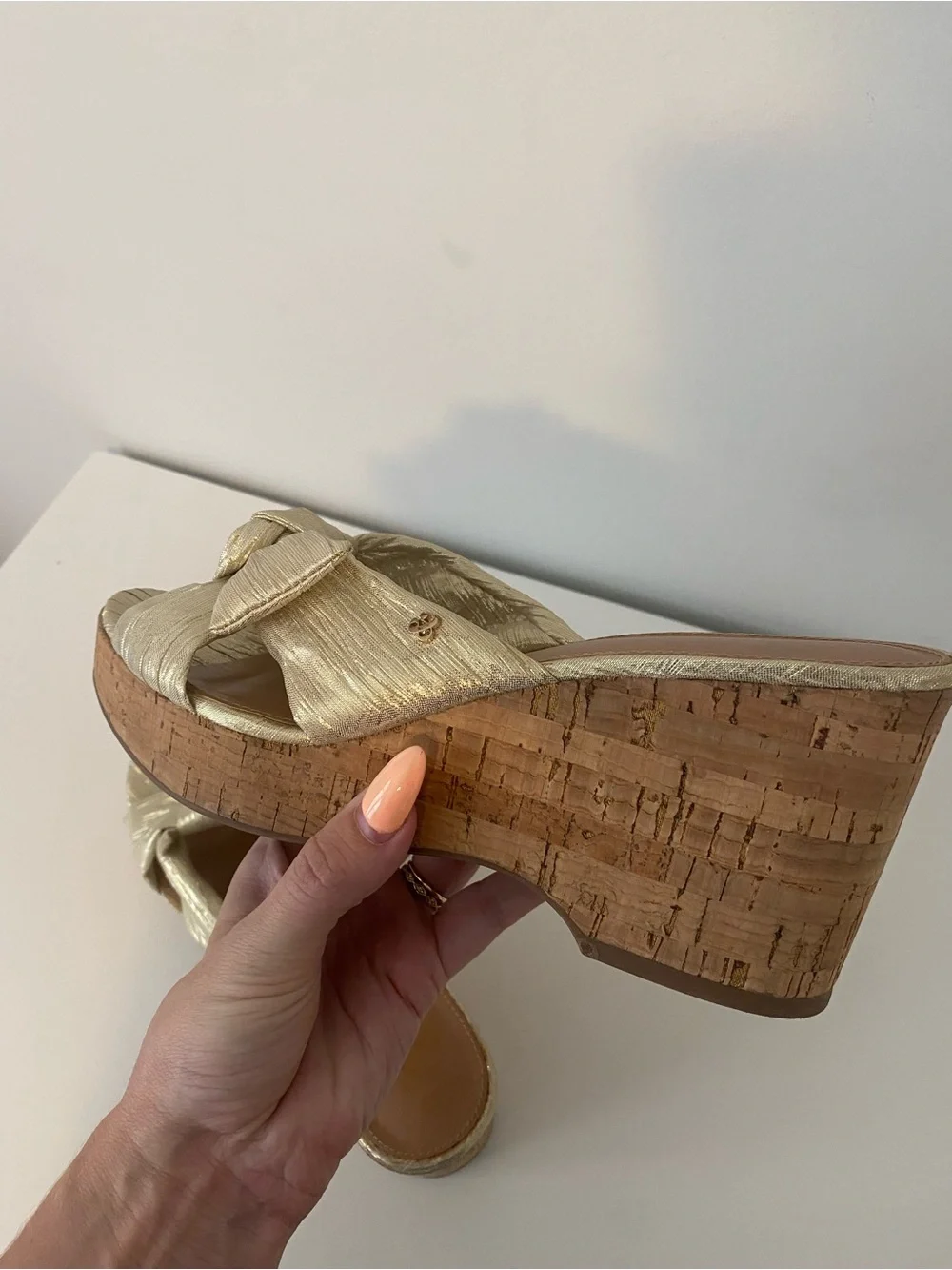 Sam And Libby Wedge Sandals Size 10 Claudia Style